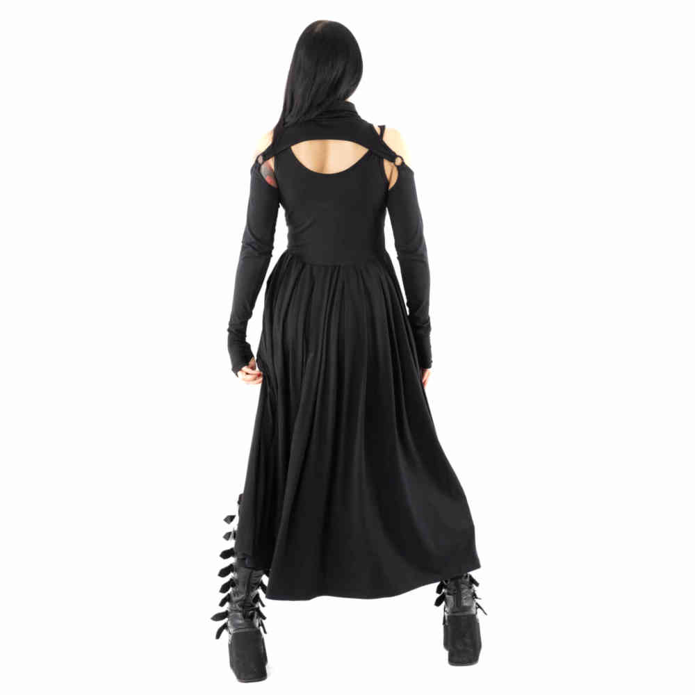 Vixxsin - Eluana Lange jurk - Zwart